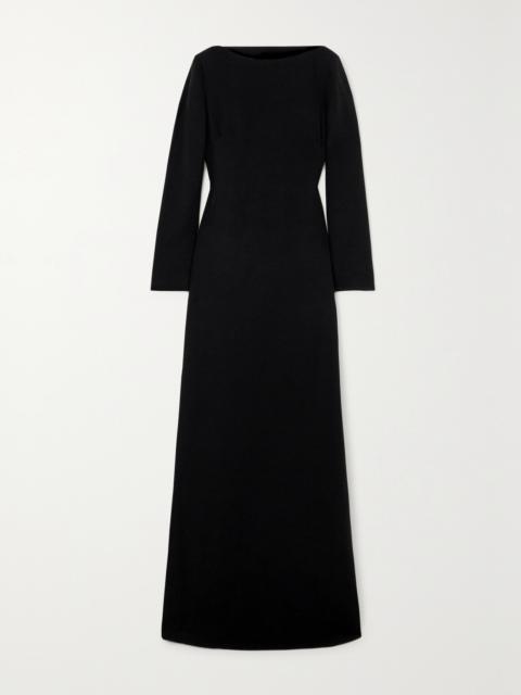 Valentino Open-back Silk-crepe Gown