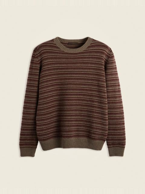 SLOWEAR Geelong wool jacquard crewneck