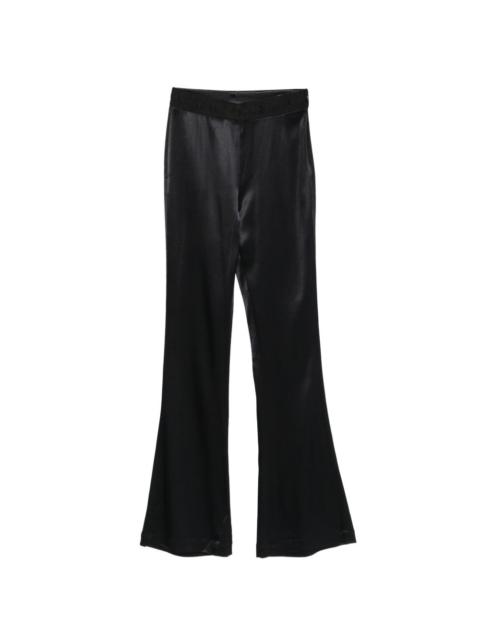 VERSACE JEANS COUTURE logo-waistband trousers