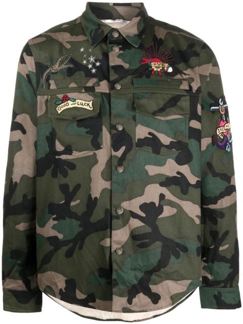 Valentino camouflage-print shirt