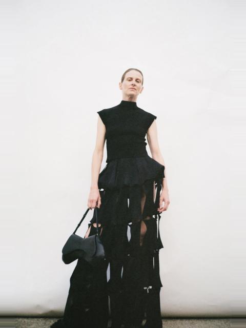 A.W.A.K.E. MODE KNITTED SLEEVELESS TOP BLACK