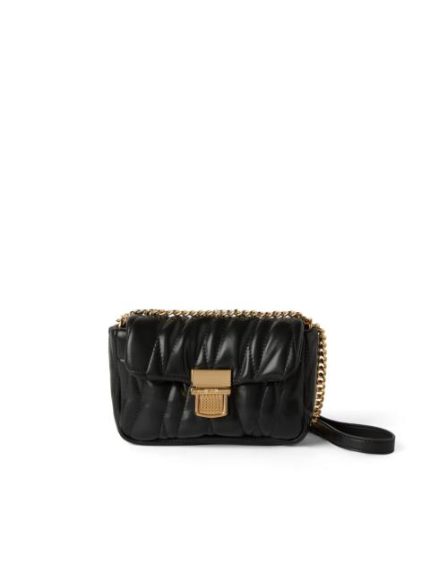 MSGM Quilted puffer handbag with snap