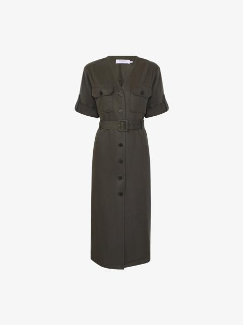 M.M.LaFleur Artemis Safari Dress - Everyday Twill