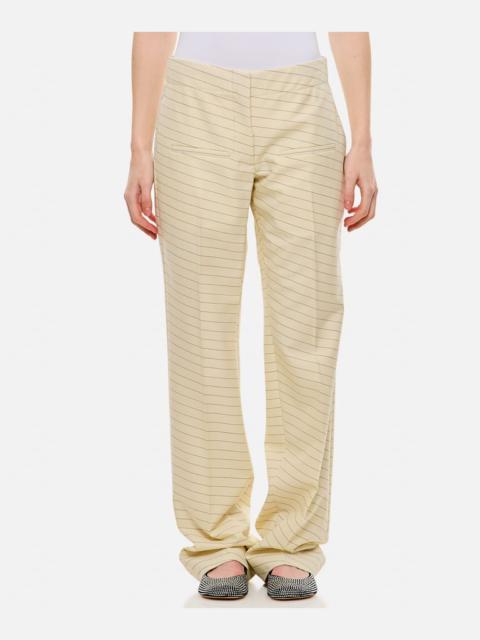 FRONT POCKET STRAIGHT TROUSERS