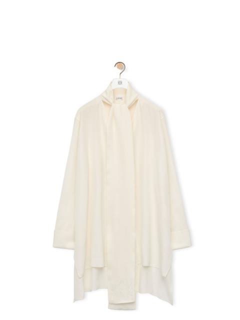 Loewe Anagram lavaliere blouse in silk