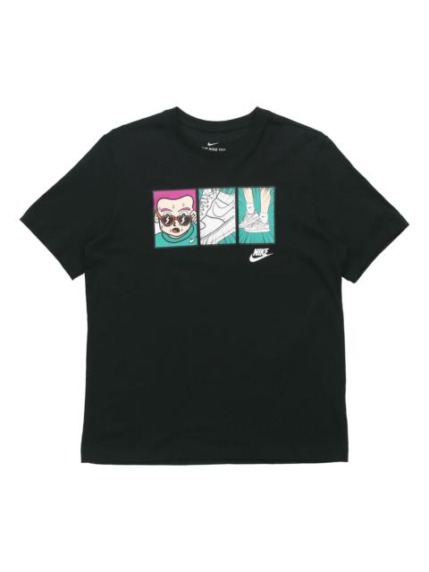 Nike Nike Sportswear Applique T-Shirt 'Black' CT6528-010