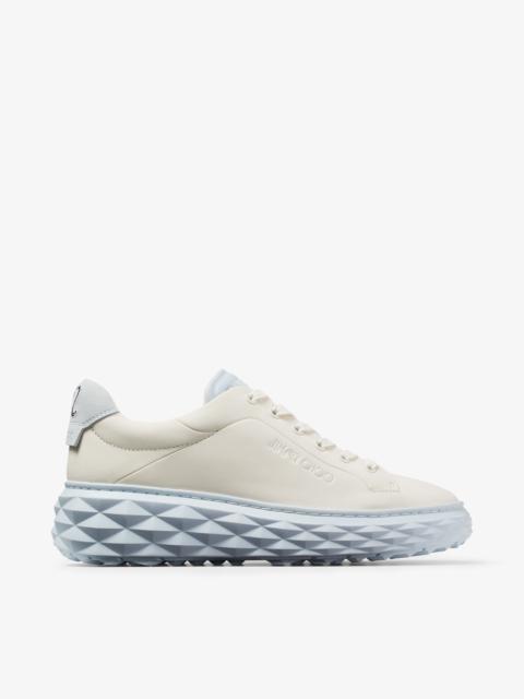 JIMMY CHOO Jimmy Choo / Malbon Diamond Golf/F
Latte and Pastel Blue Leather Trainers