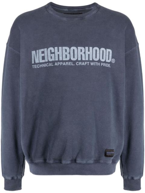 NEIGHBORHOOD logo-print cotton sweatshirt