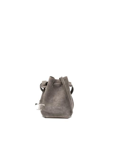 Tod's mini suede bucket bag