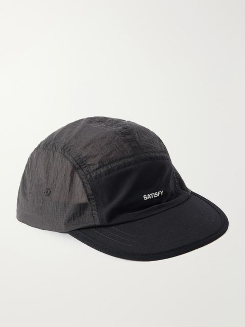 SATISFY Trail Logo-Print Rippy™ and Peaceshell™ Cap Black