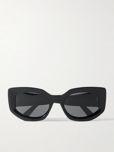 CELINE Bold cat-eye acetate sunglasses Black