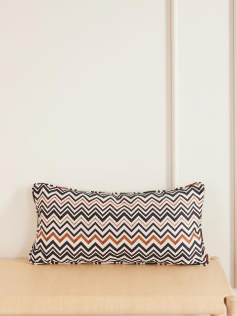 Missoni Belfast striped terry cushion Black