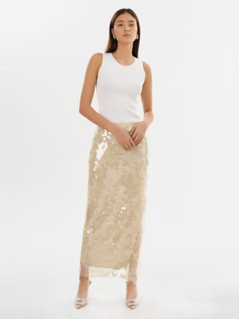 LAMARQUE CLARA | Sequin Midi Skirt