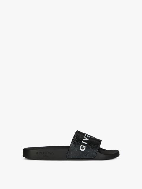 Givenchy GIVENCHY PARIS SEQUINED FLAT SANDALS