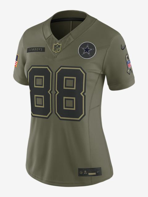 Nike CeeDee Lamb Dallas Cowboys Salute to Service Women's Nike Dri-FIT NFL Limited Jersey