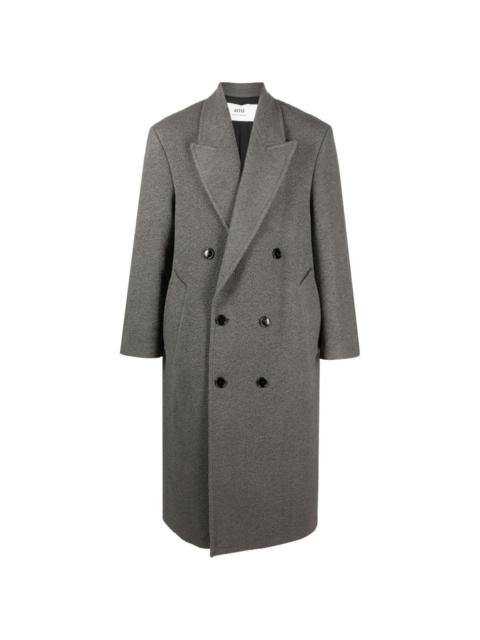 double-breasted long coat