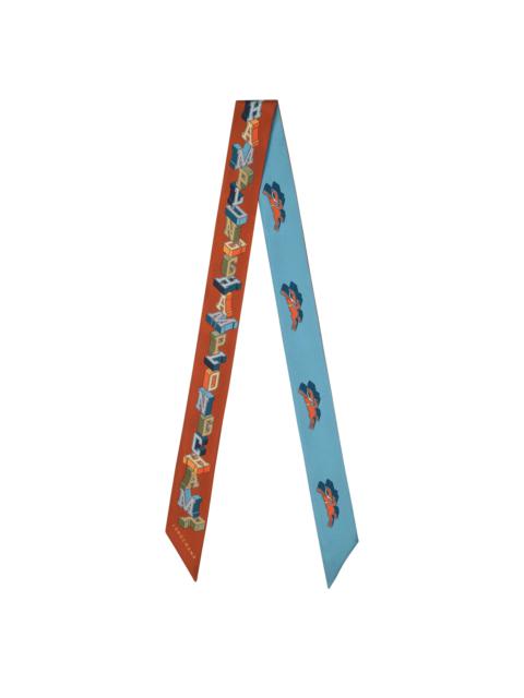 Longchamp Longchamp University Headband Chestnut - Silk