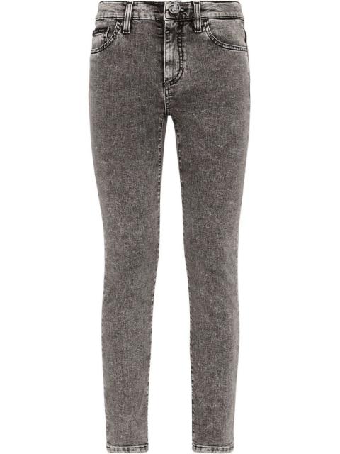 PHILIPP PLEIN cropped skinny-cut jeans