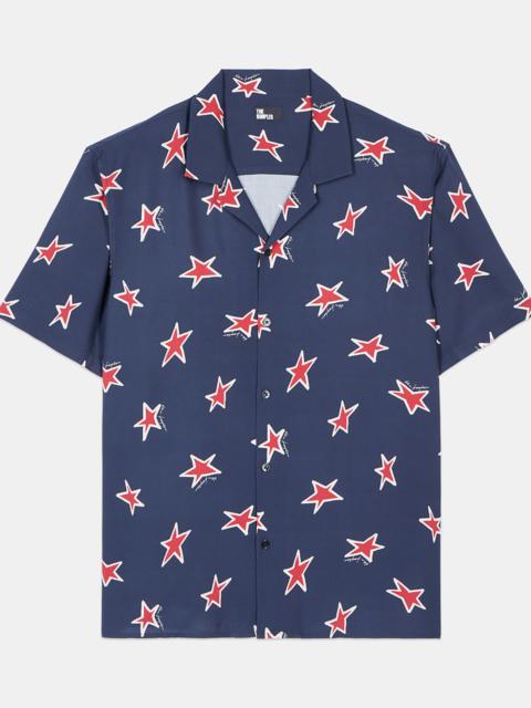The Kooples SHORT-SLEEVED STAR PRINTED SHIRT