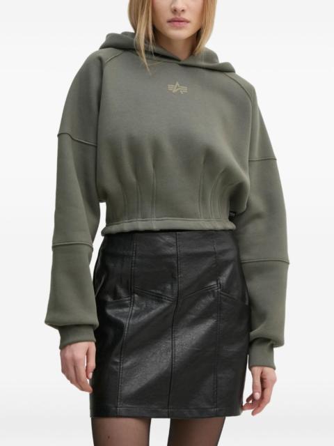 ALPHA INDUSTRIES cinched-waist hoodie