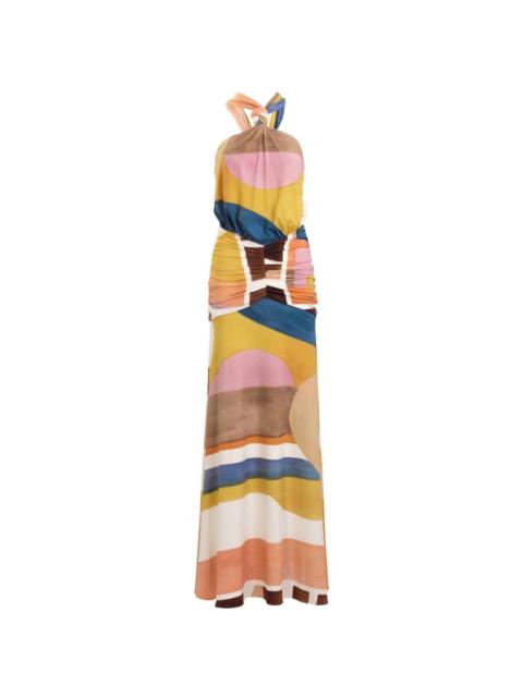 SILVIA TCHERASSI Jedda abstract-print maxi dress