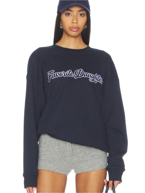 Favorite Daughter The Varsity Embroidered Sweater