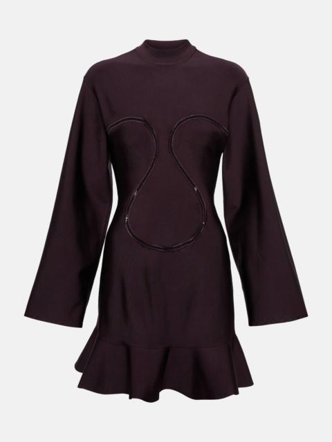Alaïa Ruffle-trimmed minidress