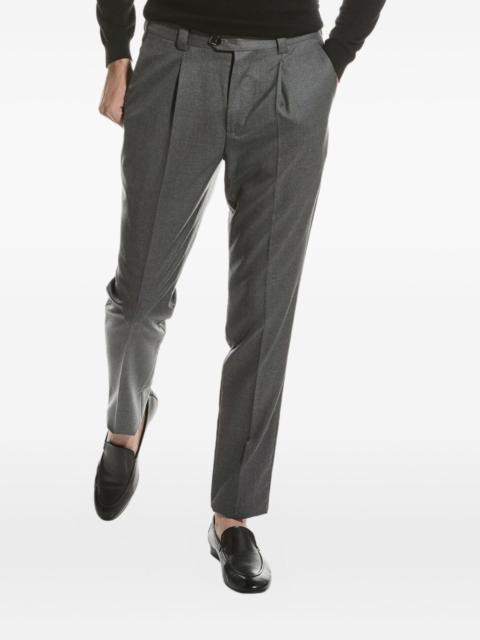 Brunello Cucinelli pleated wool trousers