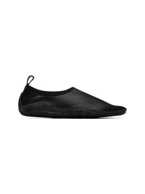Jil Sander Black Elbe Slip-on Sneakers