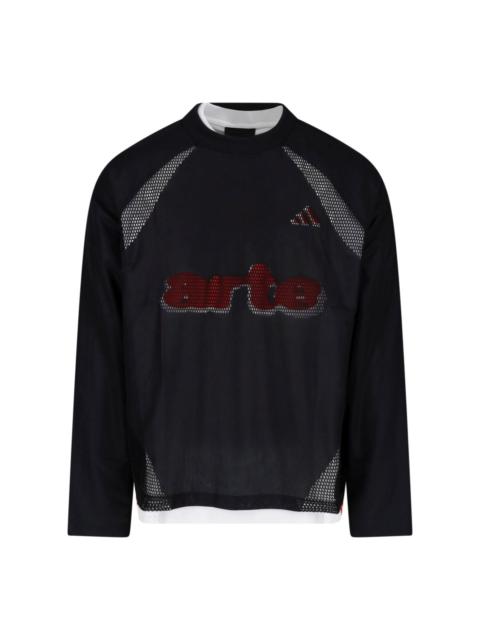 adidas X ARTE DOUBLE-LAYER LOGO T-SHIRT