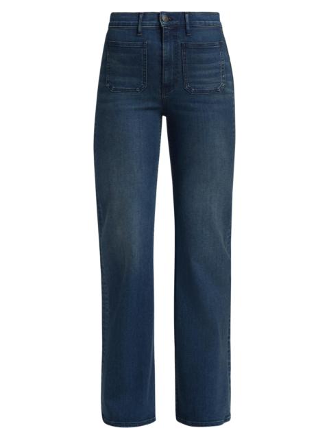 VERONICA BEARD Women's Crosbie High-Rise Wide-Leg Jeans - Northern Lights