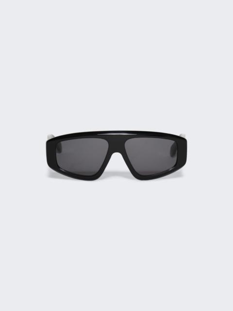Alaïa Aviator Mask Sunglasses Black