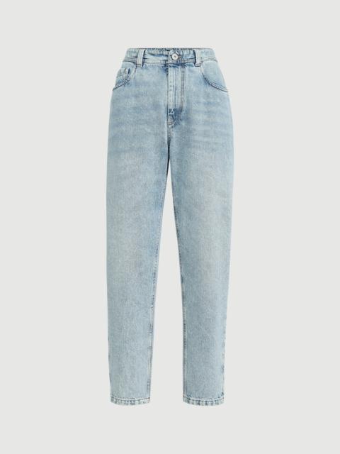 Brunello Cucinelli Authentic denim baggy tapered trousers