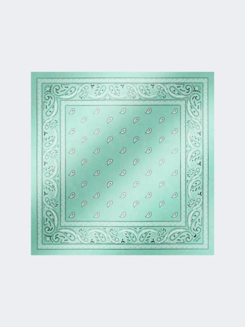 WEEKEND Max Mara PENTOLA Bandanna print silk foulard - EMERALD