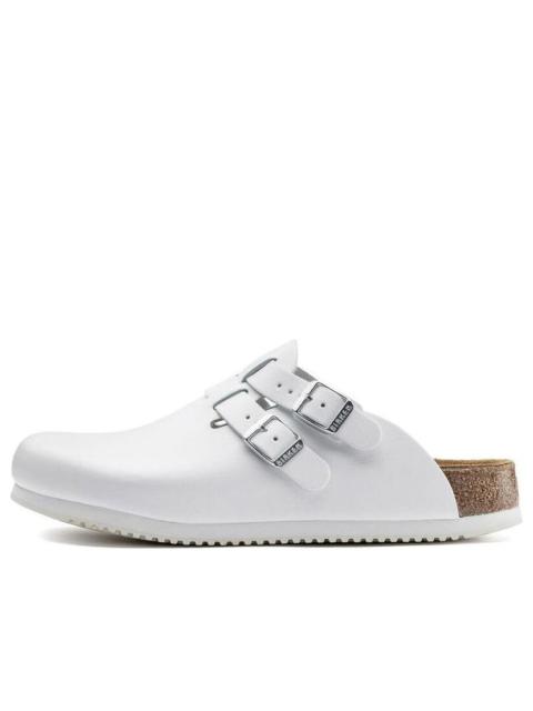 BIRKENSTOCK Birkenstock Kay SL Natural Leather Narrow Fit Sandals 'White' 1018229