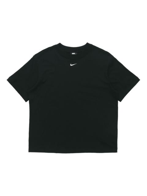 Nike (WMNS) Nike Sportswear Essentials logo TEE Black CT2587-010