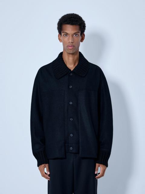 Yohji Yamamoto Rib Detail Blouson