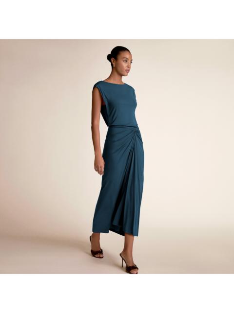 M.M.LaFleur Zita Drape Dress - Light Jersey