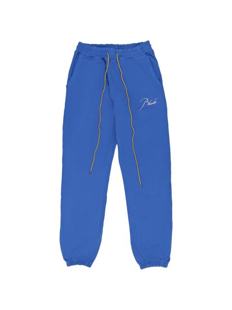 Rhude Terry Sweatpants "Blue" 7600000182909