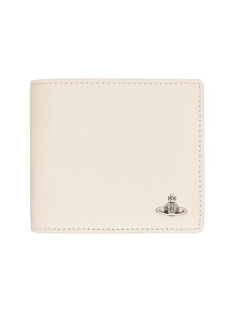 Vivienne Westwood Off-White Coin Pocket Man Wallet