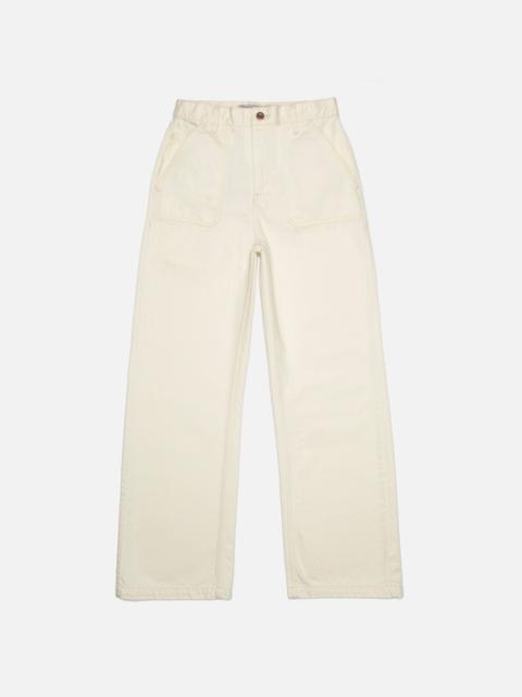 Nudie Jeans Asta Workwear Pants Ivory