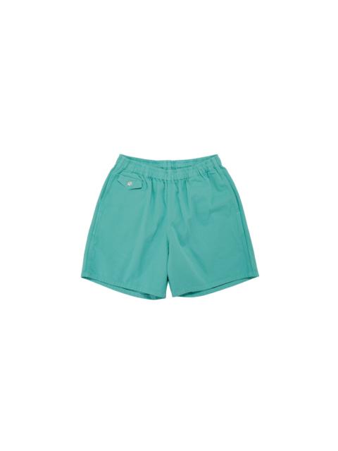 The Real McCoys MP22015 Cotton Drill Swim Shorts (Over-Dyed) Teal