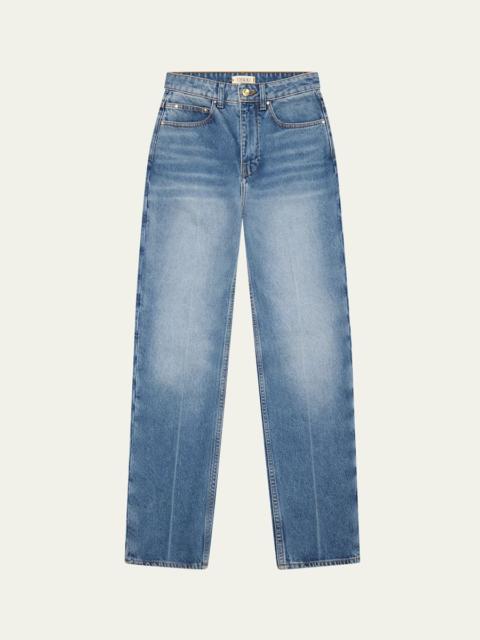 OSSOU Noon High-Rise Straight Jeans