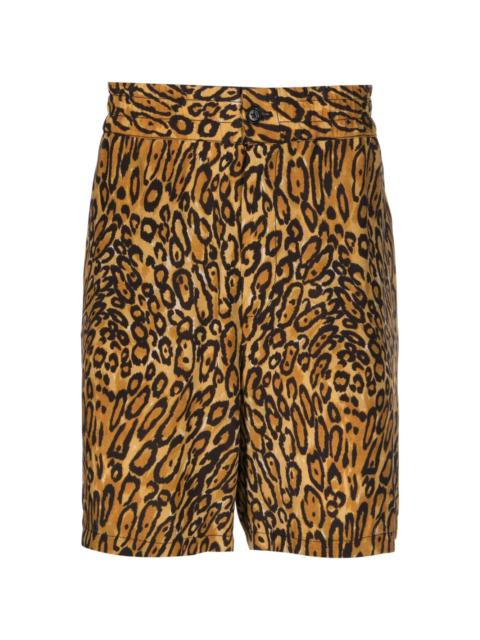 Moschino animal-print shorts
