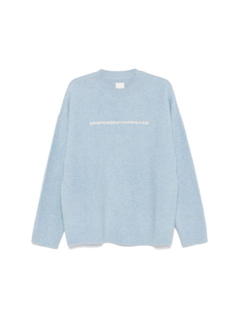 logo-print sweater