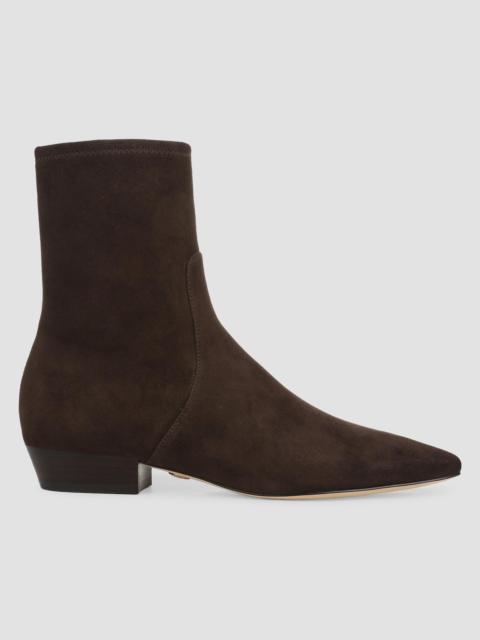 VERONICA BEARD Women's Glinda 25MM Suede Ankle Boots - Espresso