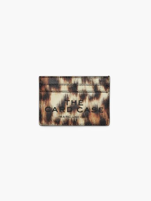 Marc Jacobs LEATHER CARD CASE IN LEOPARD