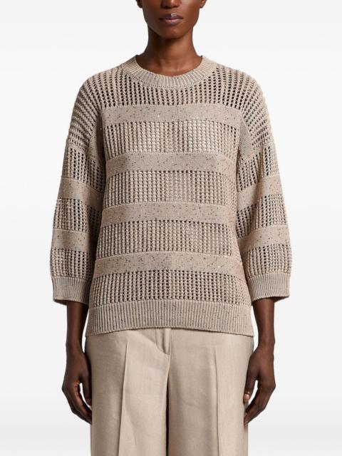 PESERICO sequin-embellished jumper
