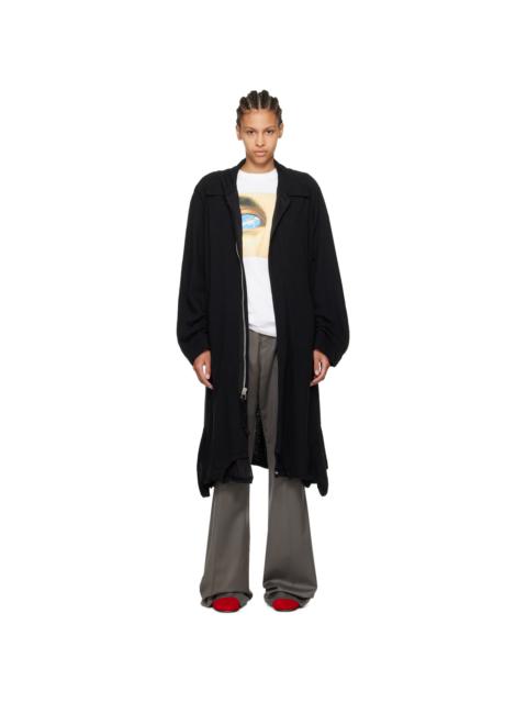 UNDERCOVER Black Soutien Collar Coat | REVERSIBLE