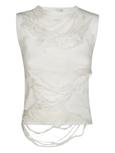 MM6 Maison Margiela distressed tank top